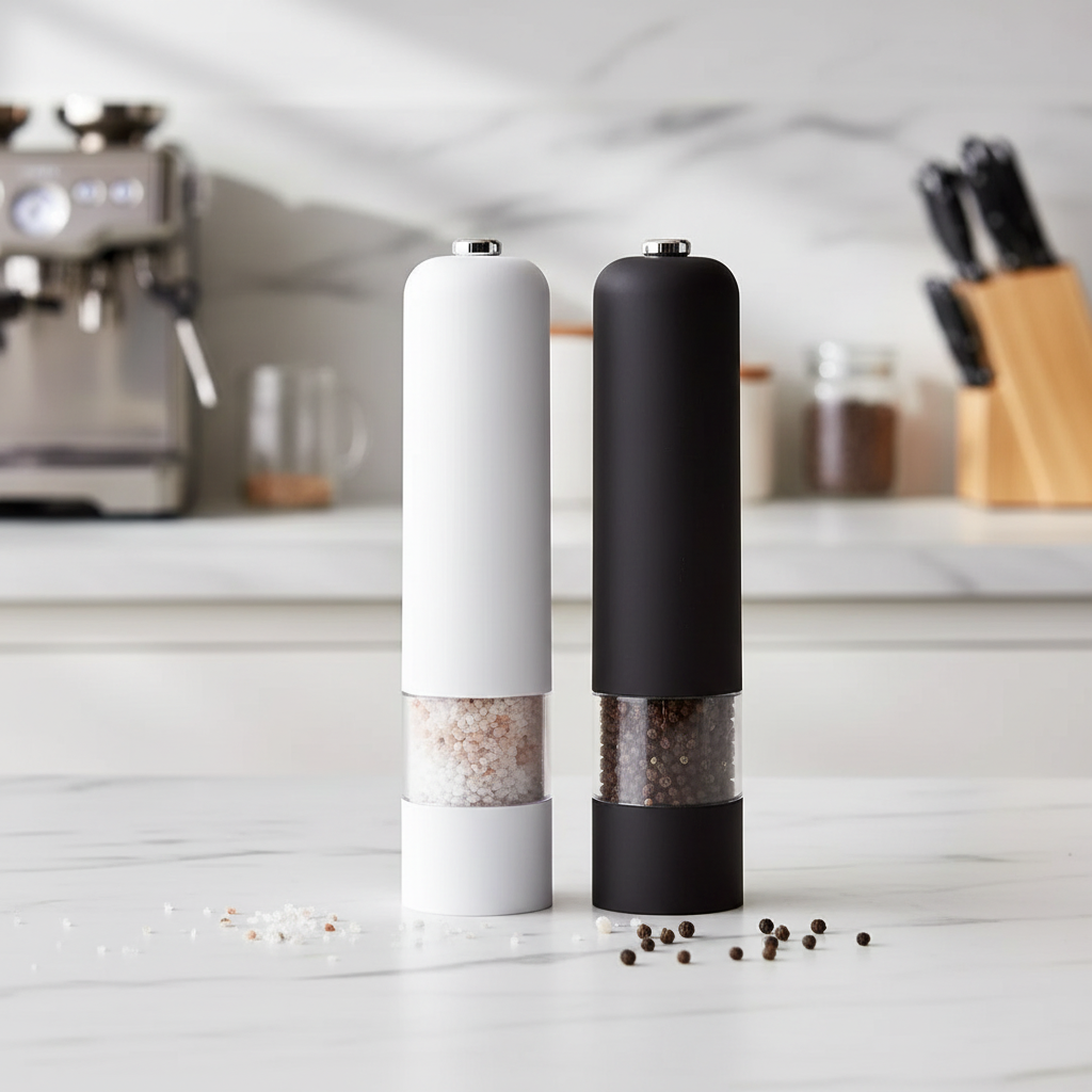 Electric Salt & Pepper Grinder Black