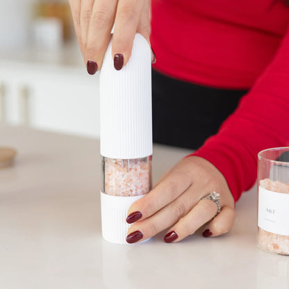 Electric Salt & Pepper Grinder White
